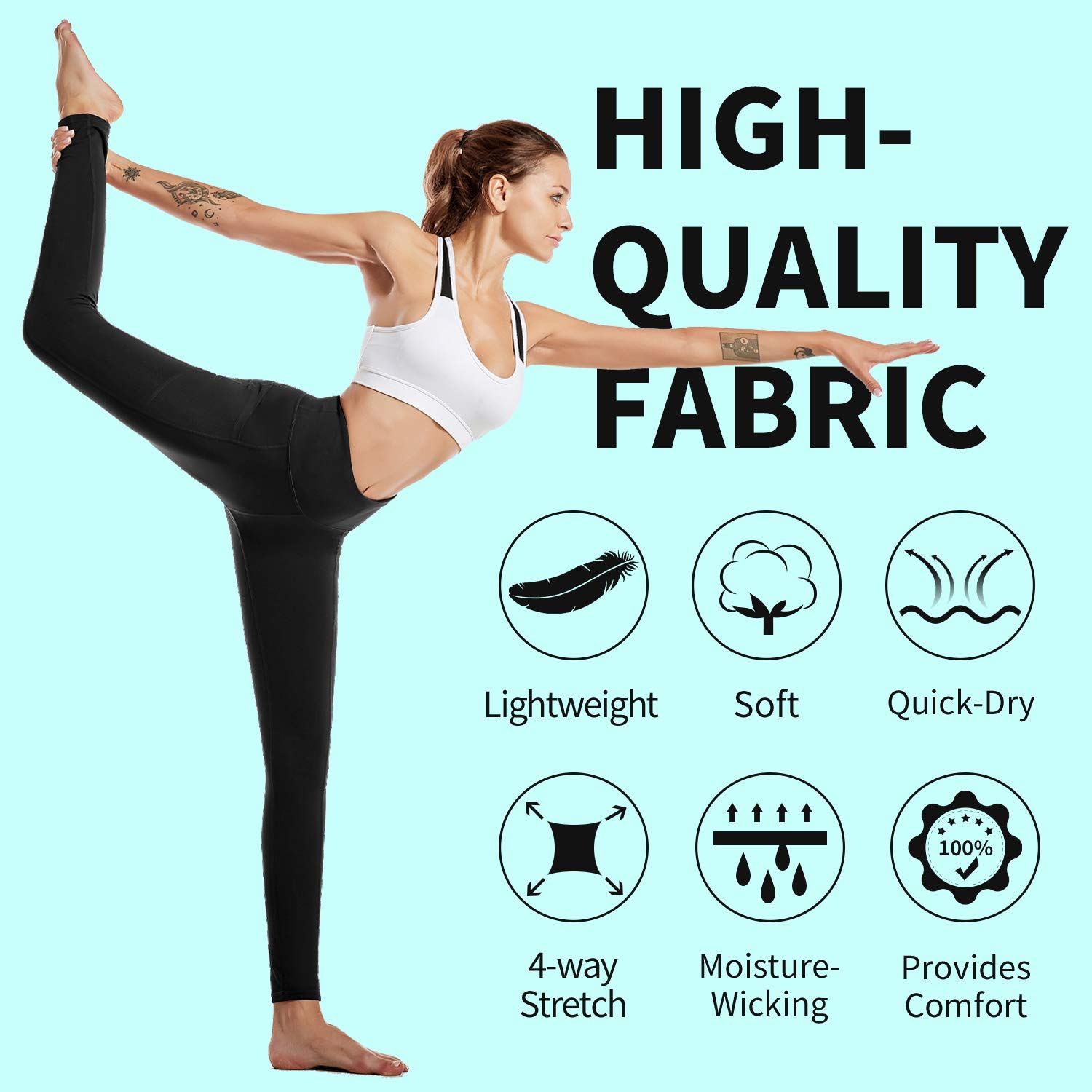 High Waist Seam Print Legging Push Up Fitness Gym Yoga Sports